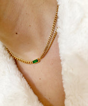 Cargar imagen en el visor de la galería, DENMAMX Collar Esmeralda