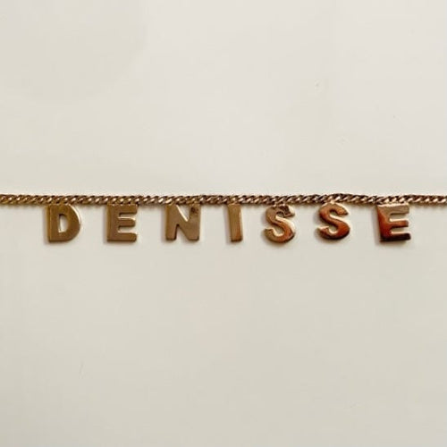 DENMAMX Collar nombre personalizado