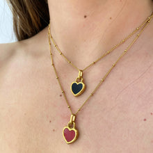 Cargar imagen en el visor de la galería, Collar Jade rojo/negro

